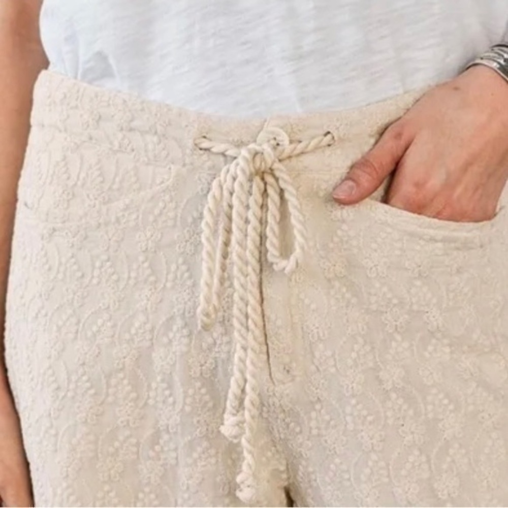 Sundance Cream Lace Pants